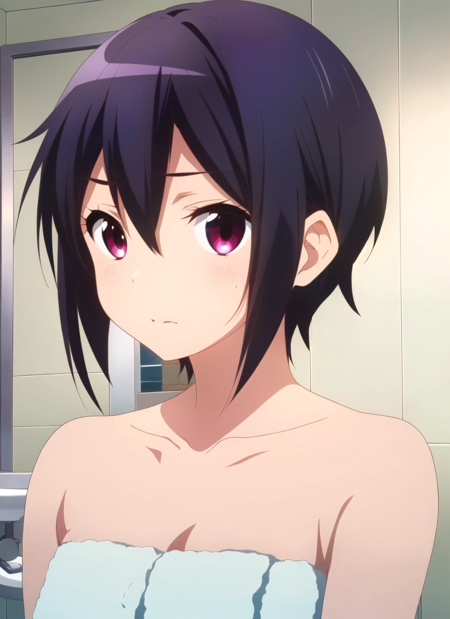 3978528773-2655253953-chuunibyou demo koi ga shitai , masterpiece, best quality, 1girl, solo, short hair, black hair, looking at viewer, red eyes, bro.png